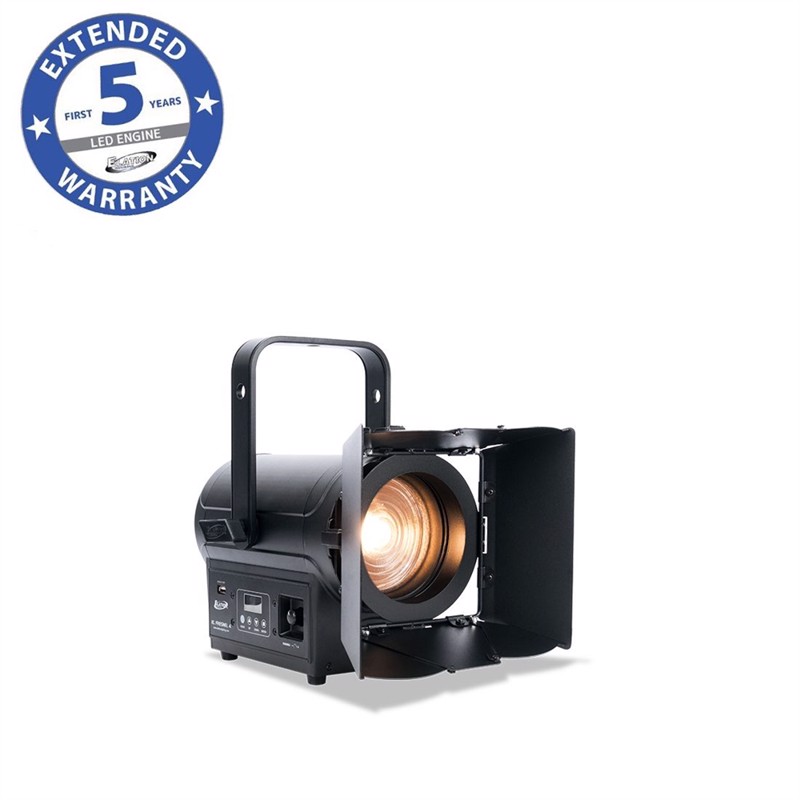 Kl Fresnel 4, 50w 3,000k >97cri Warm White Led fra Elation