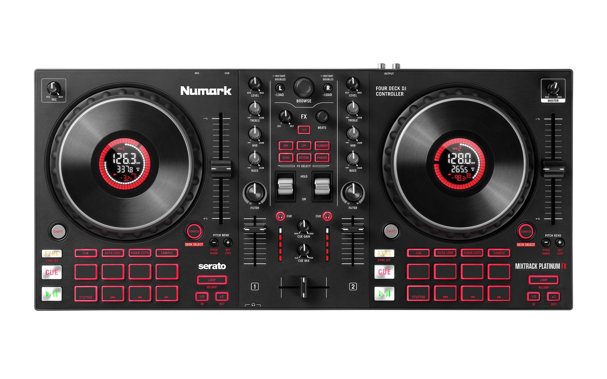 Mixtrack Platinum Fx Dj Controller fra Numark