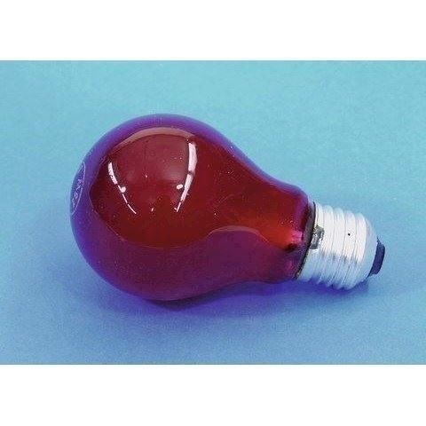 Kronepære  E27. Rød 25 W. fra Omnilux