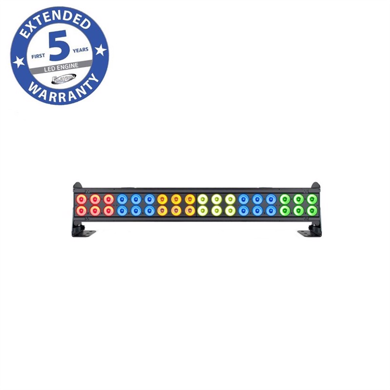 Seven Batten 42, 36 X 25w 7 In 1 Rgbaw + Lime + Uv (395nm) Leds fra Elation