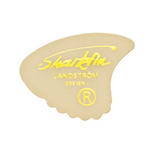 Gp 102 Goldprint, Medium, White Plektre (12 Stk) fra Sharkfin
