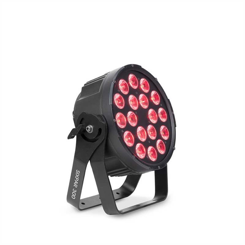 Sixpar 300, 18 X 12w 6 In 1 Rgbaw+uv Leds fra Elation