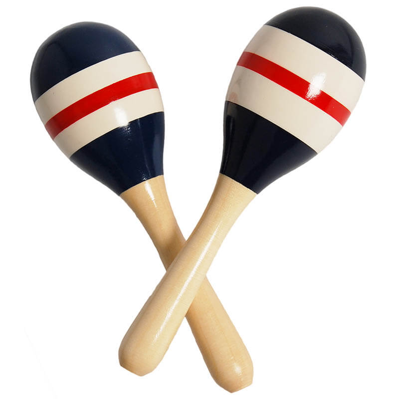 M8 2 Hölzerne Maracas fra Swan